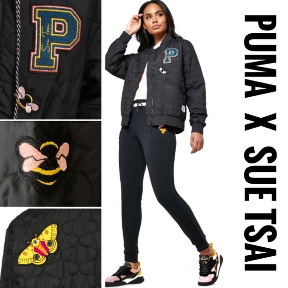 Puma Jackets & Blazers - NWT PUMA x SUE TSAI Women's Varsity Jacket Size S